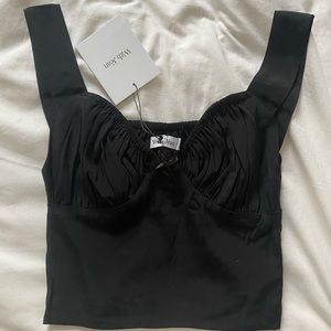 With Jean Bridgette Top in Black
